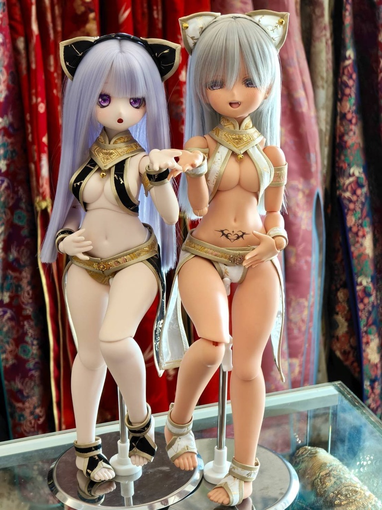 エジプト風のチャイナドレス(サイズ:MDD)