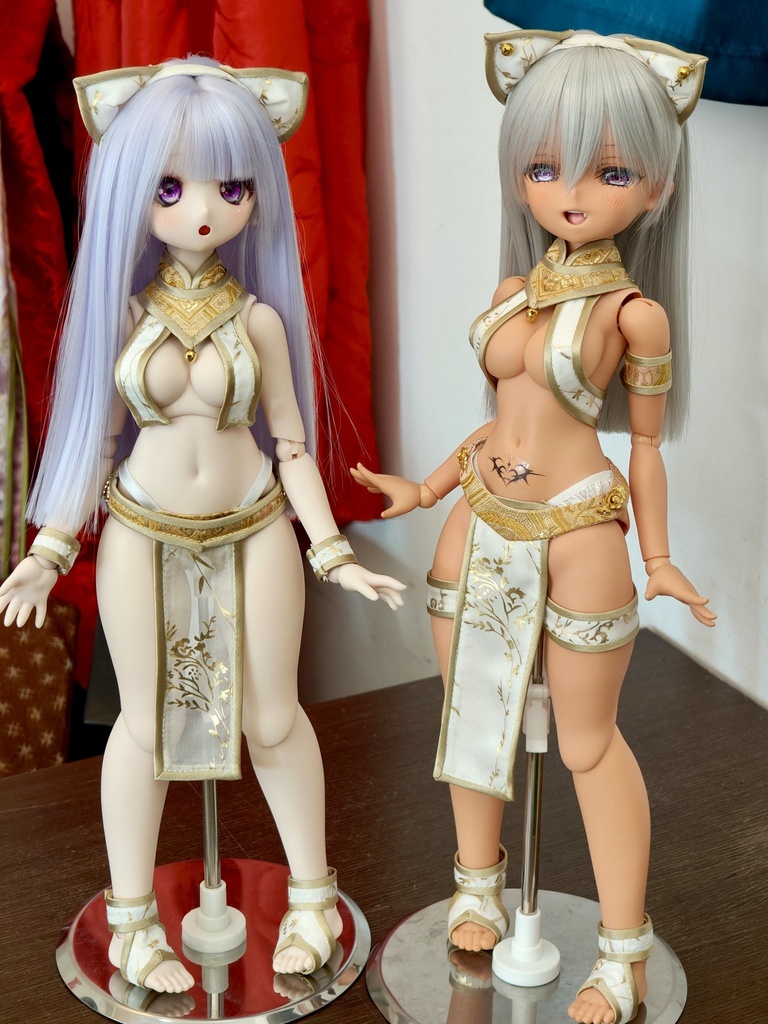 エジプト風のチャイナドレス(サイズ:MDD)