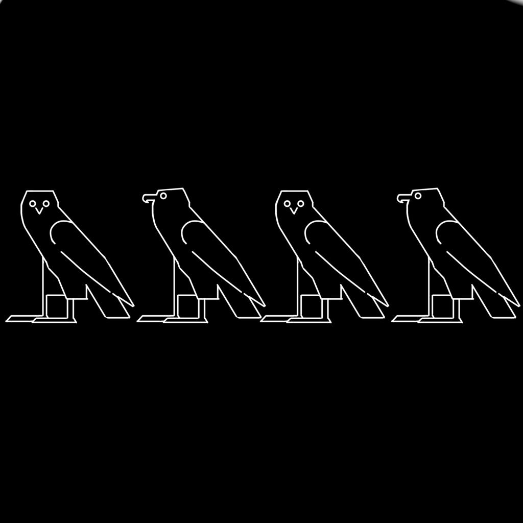 ヒエログリフ-MAMA-Tシャツ