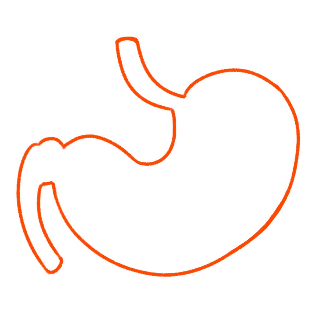 胃-イ- パーカー黒