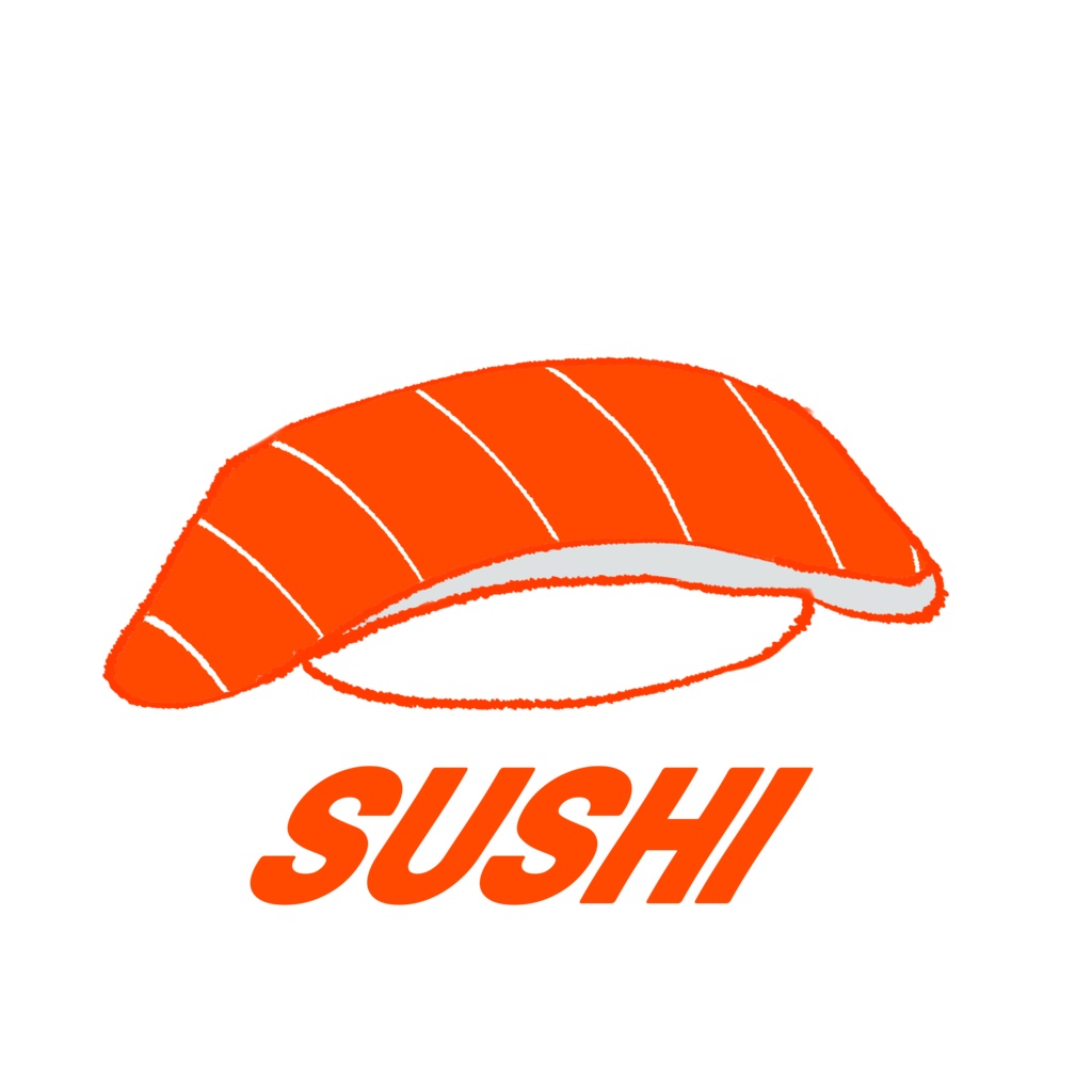 サーモン𝐒𝐮𝐬𝐡𝐢 スウェット