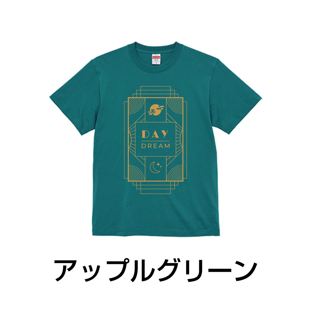 Art Deco T-Shirts 【アップルグリーン】