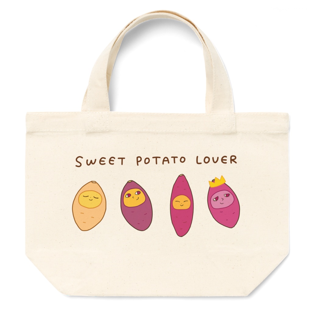 気づけば芋だらけトートバック