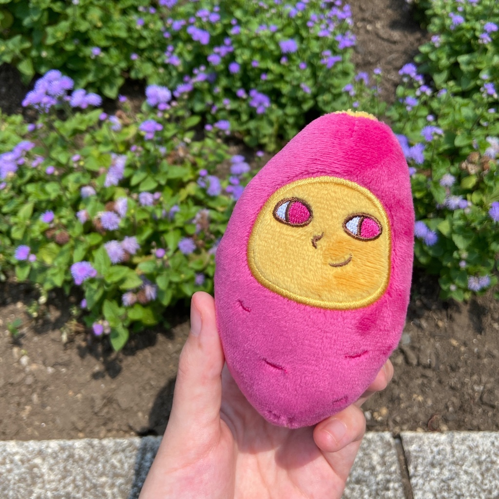 紅ぽるかミニぬいぐるみキーホルダー
