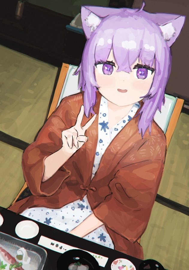 【C107新刊】猫又おかゆイラスト集「threre, generally, is only love」