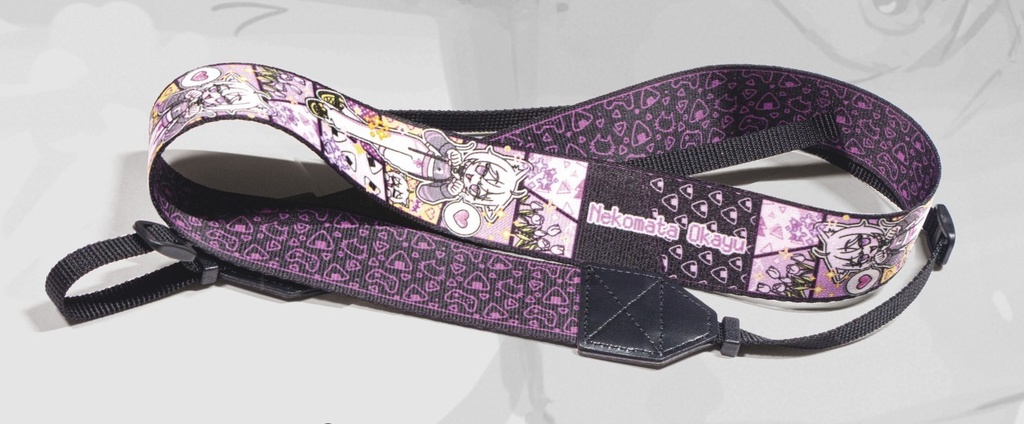 【C107】猫又おかゆ カメラストラップ