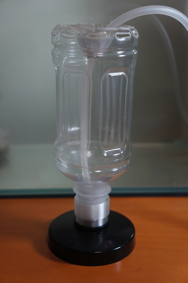 [ ペットボトルで流動化 ]ＬＳＳスポンジフィルター　ＬＳ－８０Ｓ互換　下キャップ　【３Dプリント】