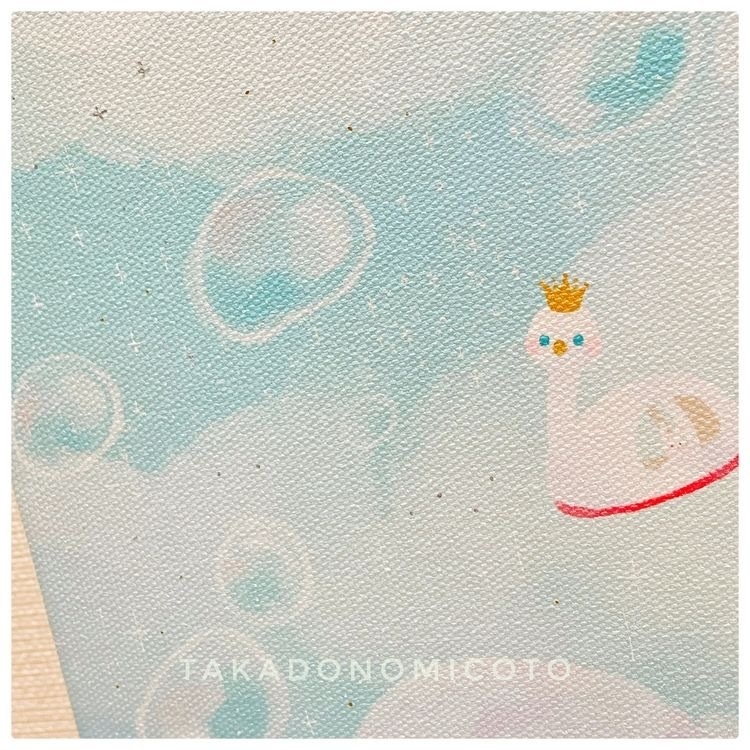 ここは海かなお空かな【キャンバスプリント】