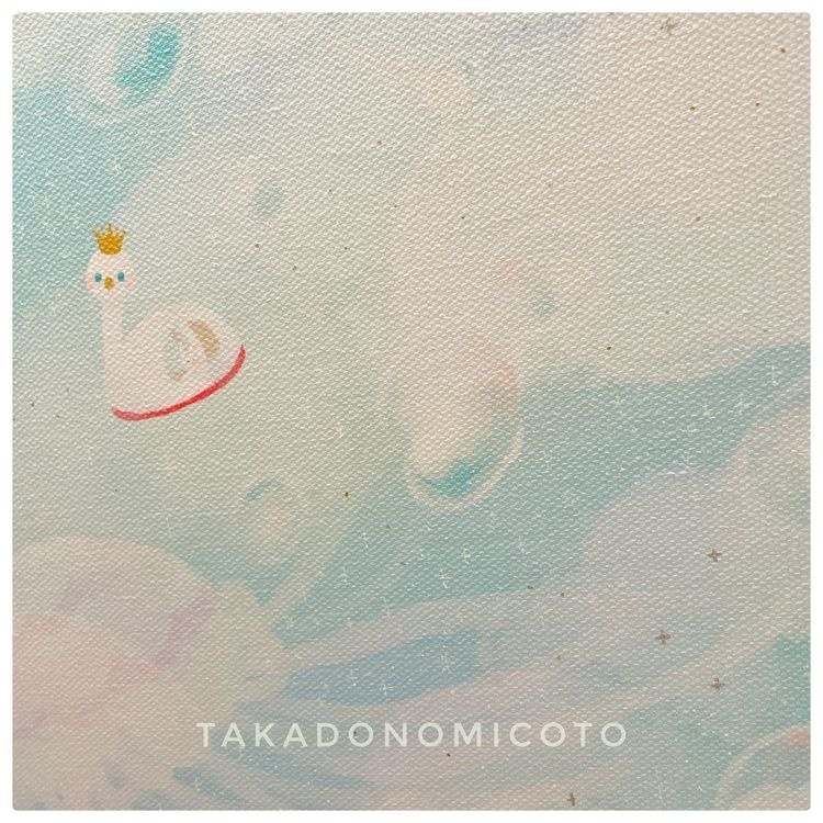 ここは海かなお空かな【キャンバスプリント】