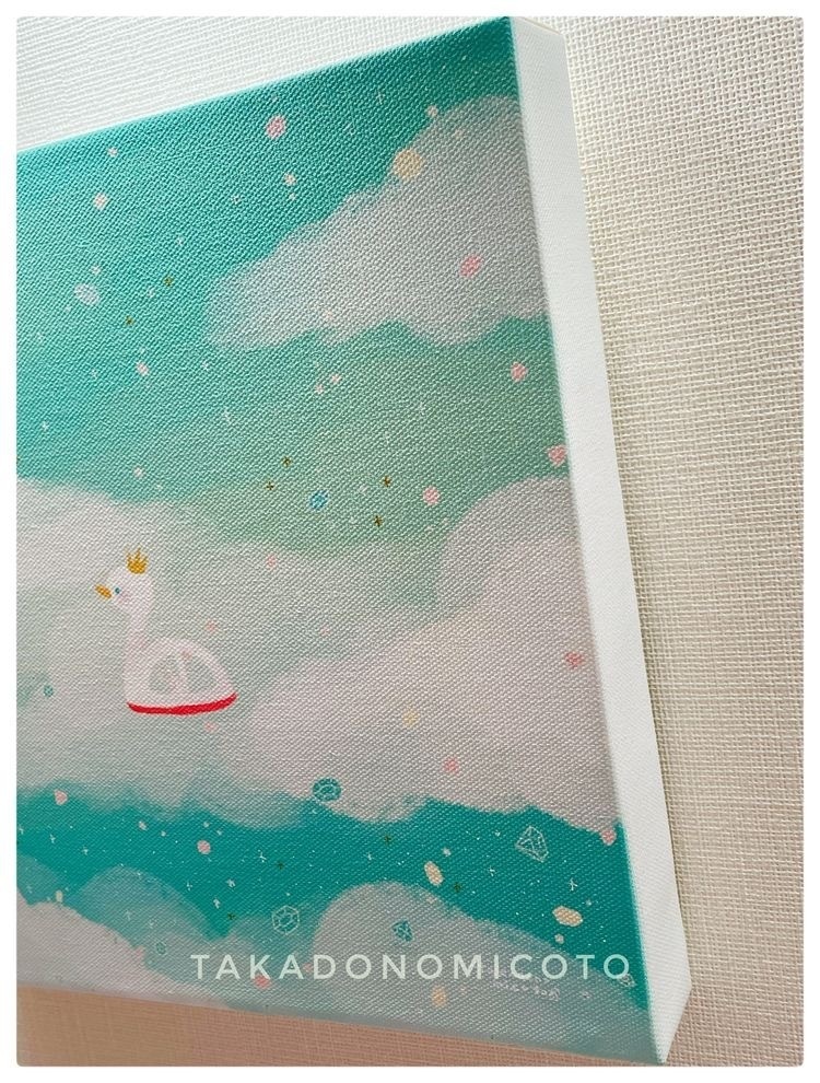 宝石みたいなドロップスの雨【キャンバスプリント】