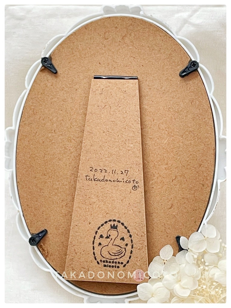 うさぎとお花のプリンセス【原画】