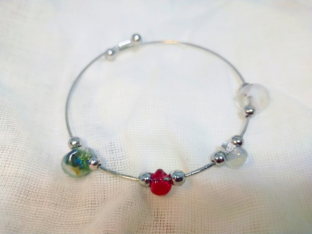 山鳥毛イメージバングルブレス