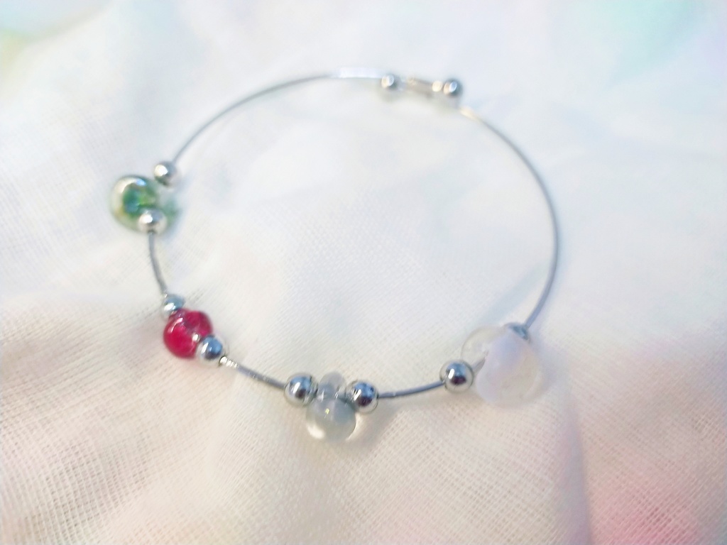 山鳥毛イメージバングルブレス