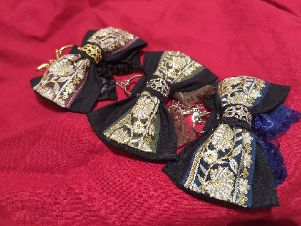 古備前派イメージリボンバッグチャーム