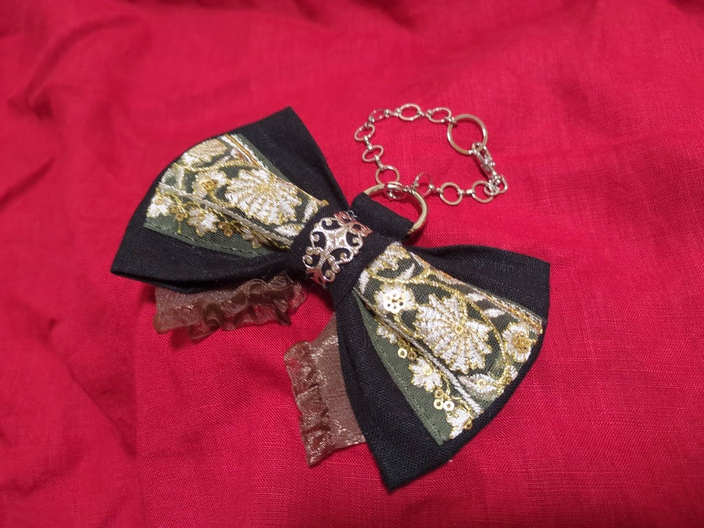 古備前派イメージリボンバッグチャーム