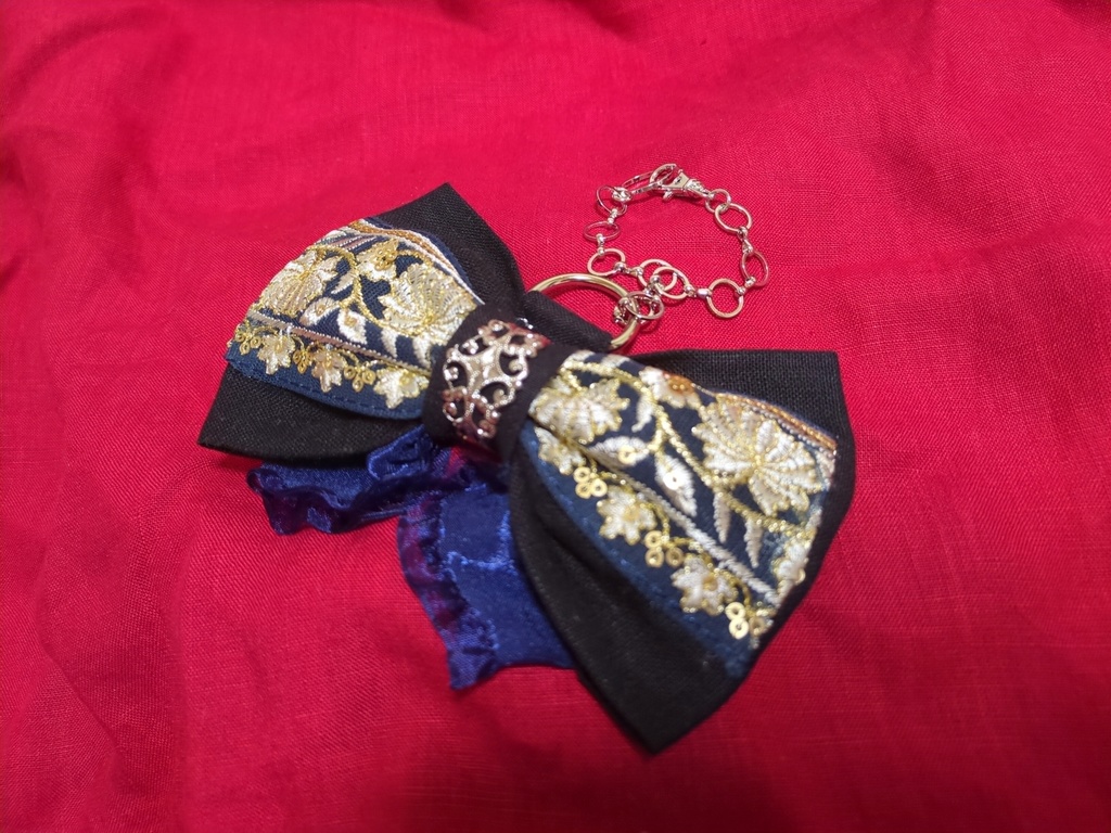 古備前派イメージリボンバッグチャーム