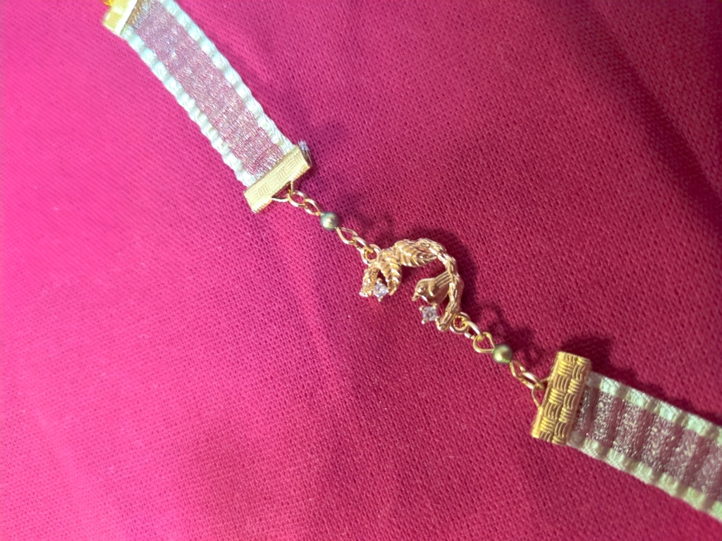 マスコットに巻き巻きブレスレット 花鳥風月