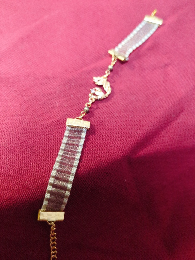 マスコットに巻き巻きブレスレット 花鳥風月