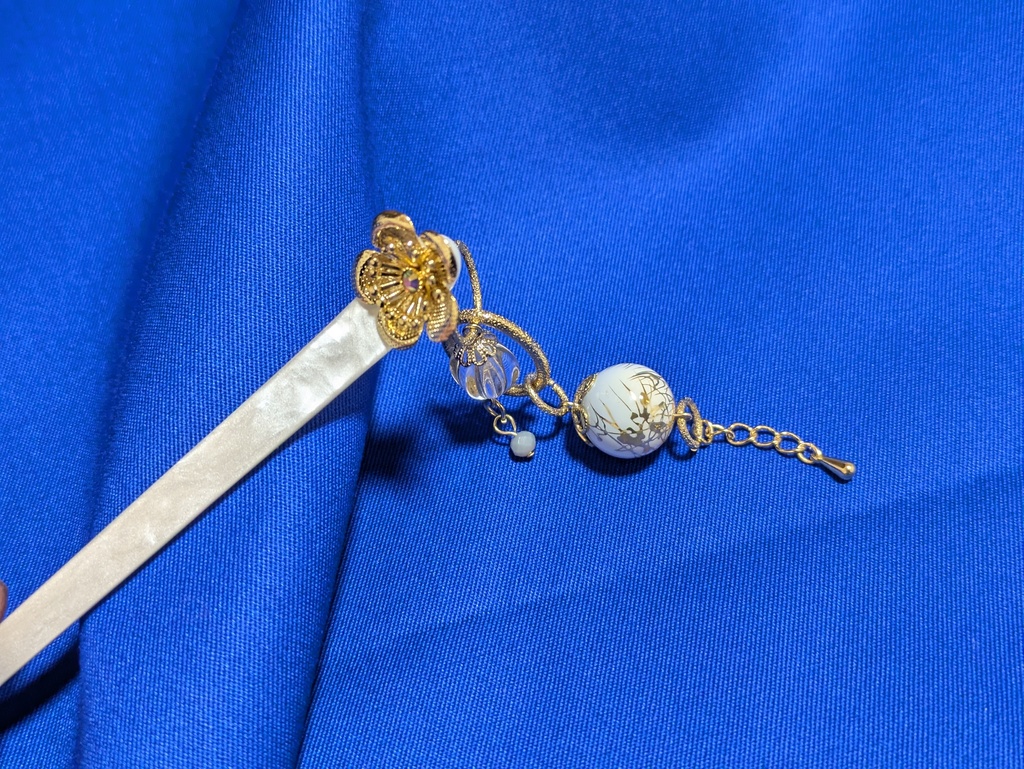 鶴丸国永イメージかんざし 1本ざし