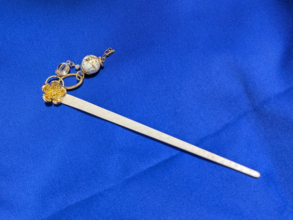 鶴丸国永イメージかんざし 1本ざし