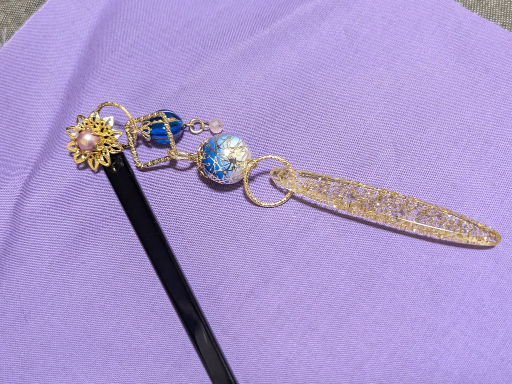 三日月宗近イメージかんざし 1本ざし