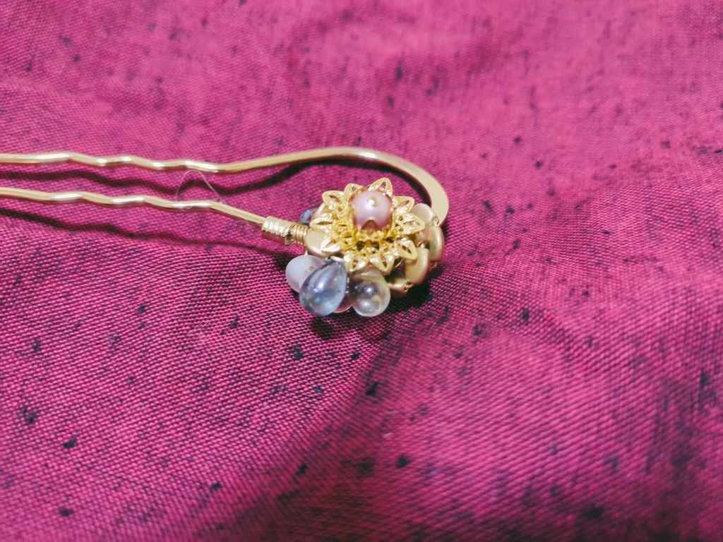 三日月宗近極イメージかんざし 2本ざし