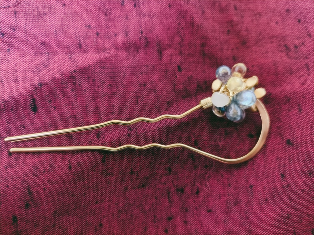 三日月宗近極イメージかんざし 2本ざし