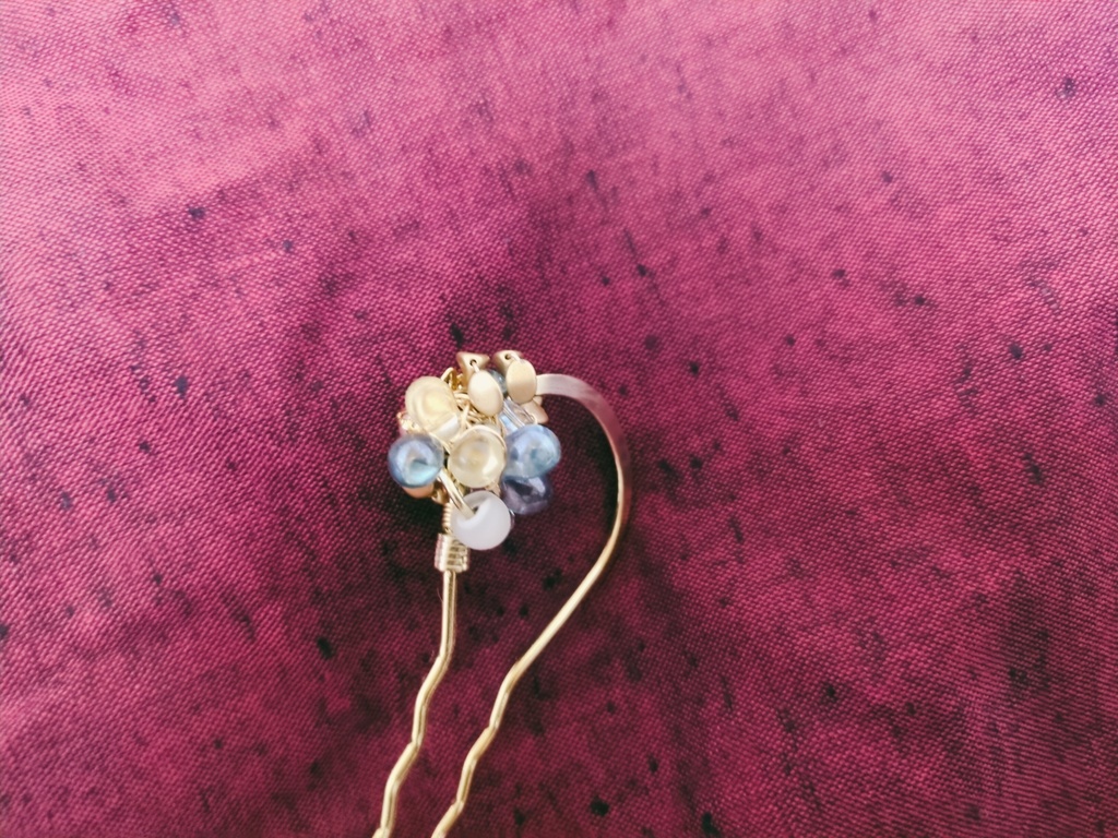 三日月宗近極イメージかんざし 2本ざし