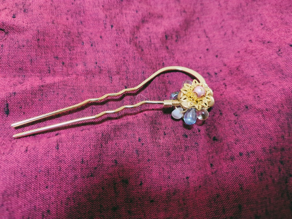 三日月宗近極イメージかんざし 2本ざし