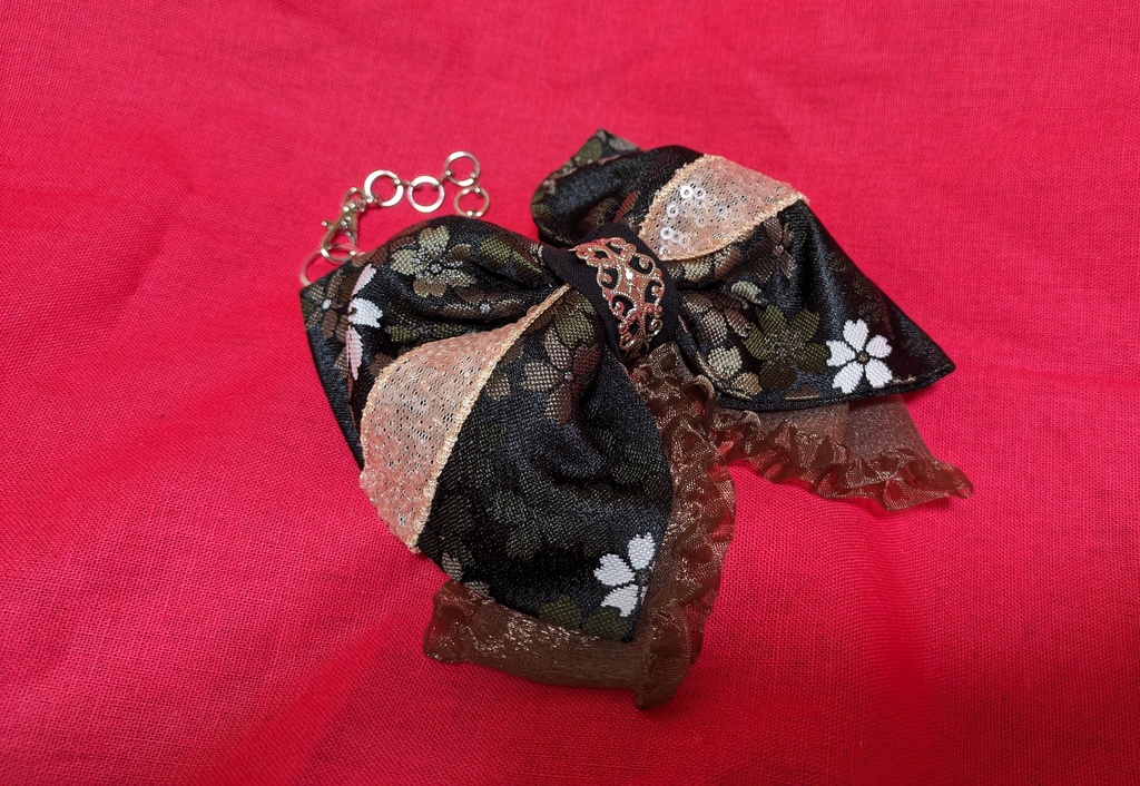 古備前派軽装イメージリボンバッグチャーム