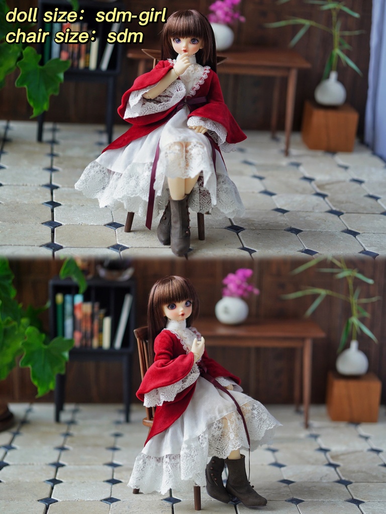 【即納】ドール用 ウィンザーチェア