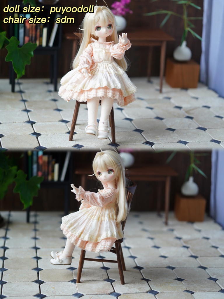 【即納】ドール用 ウィンザーチェア