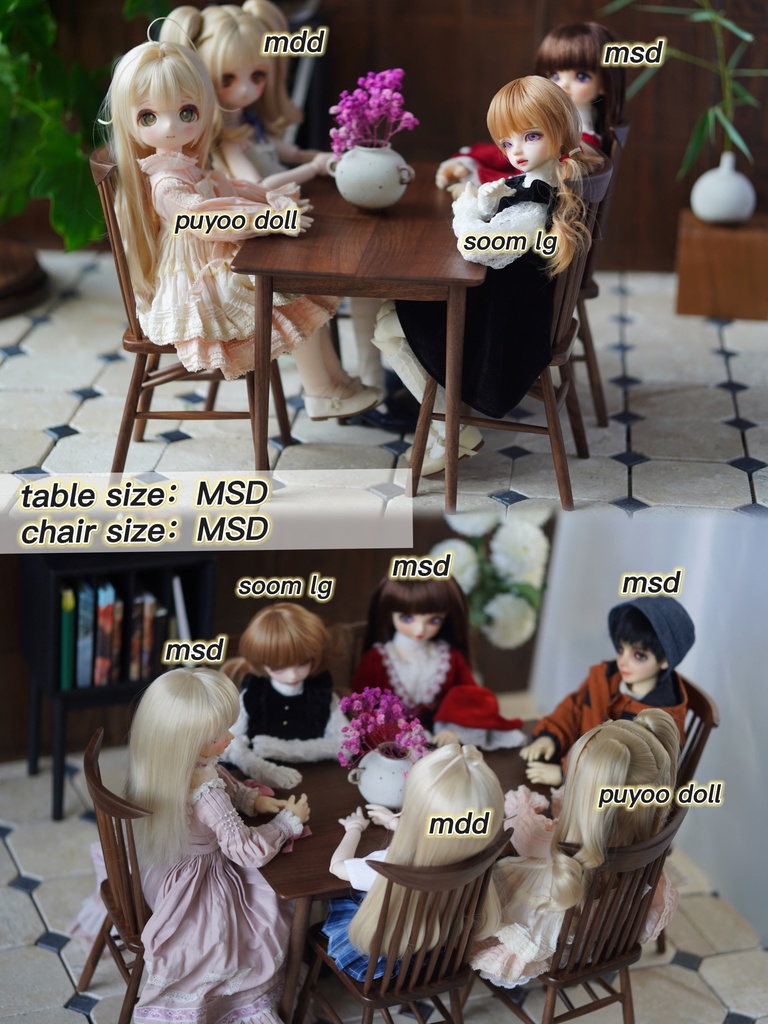 【即発送】ドール用 フォーシーズンズ ダイニング テーブル