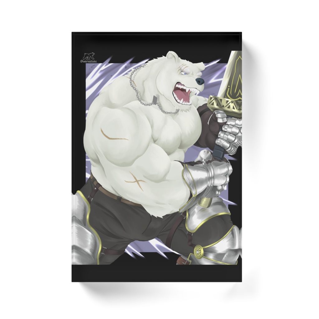 裸甲冑ハクゲンさん