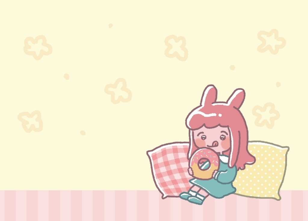 ミニメモ「ドーナツ！」6枚入