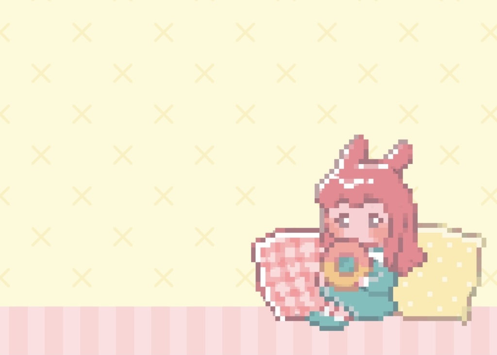 ミニメモ「ドーナツ！(ドットver.)」6枚入