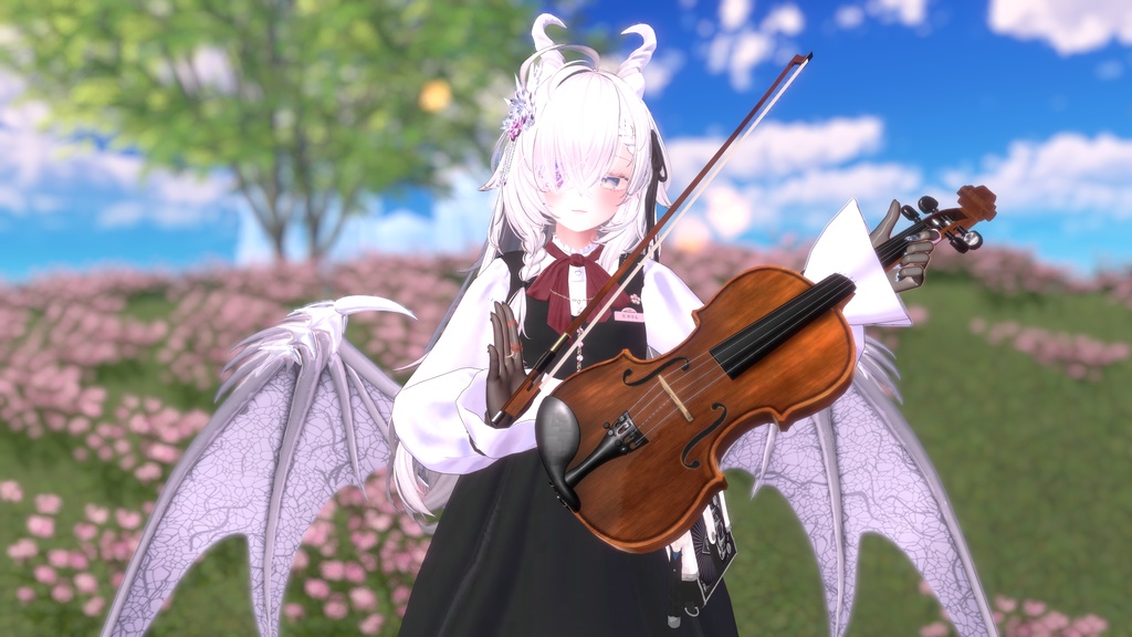 ✨25%off✨Celestial Violin -星界幻想-【演奏ギミック付き楽器/VRChat向け/3Dモデル】