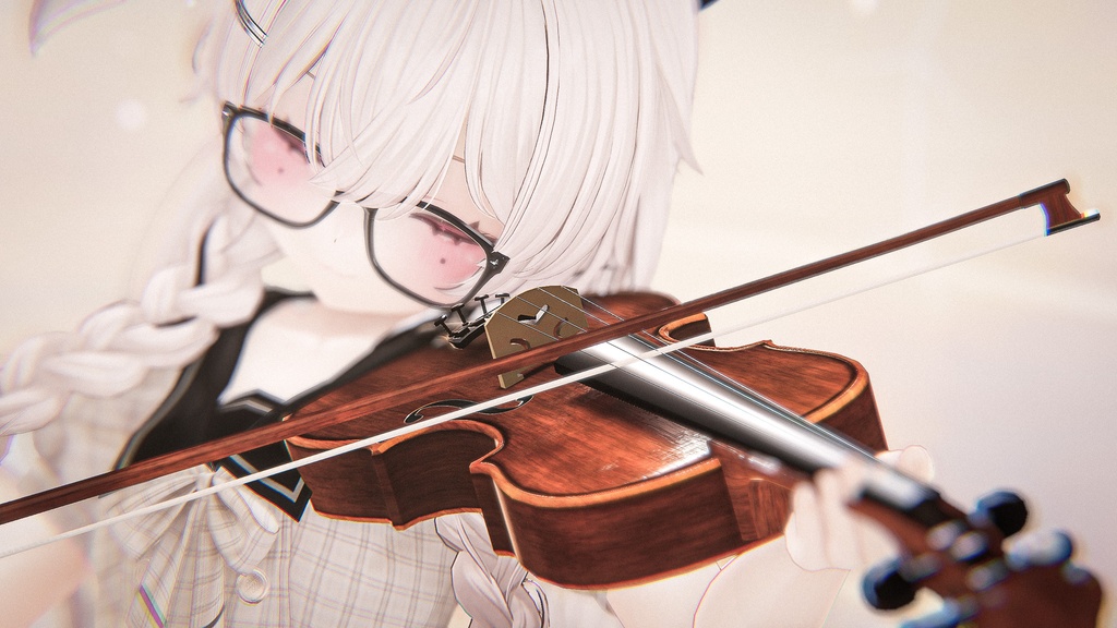 ✨25%off✨Celestial Violin -星界幻想-【演奏ギミック付き楽器/VRChat向け/3Dモデル】