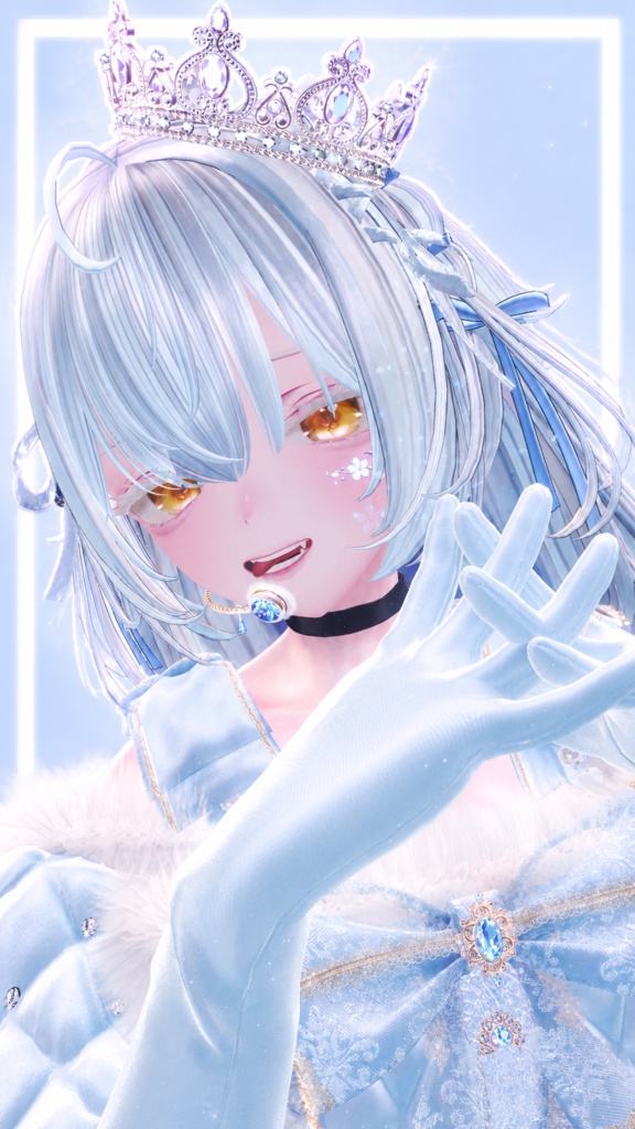✨期間限定無料配布✨フェイスアクセサリー『月桜の雫』- Tsukisa Eye jewelry -