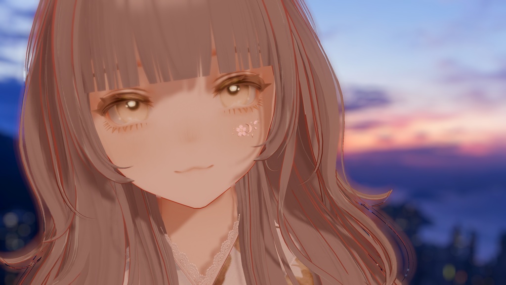 ✨期間限定無料配布✨フェイスアクセサリー『月桜の雫』- Tsukisa Eye jewelry -
