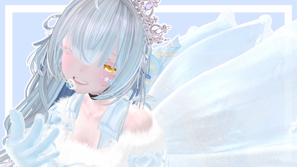 ✨期間限定無料配布✨フェイスアクセサリー『月桜の雫』- Tsukisa Eye jewelry -