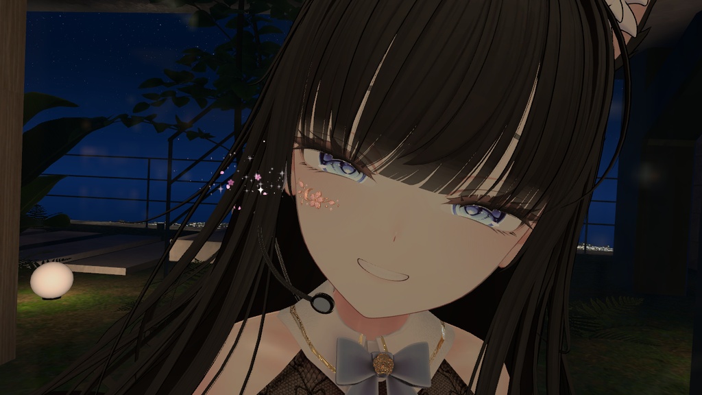 ✨期間限定無料配布✨フェイスアクセサリー『月桜の雫』- Tsukisa Eye jewelry -