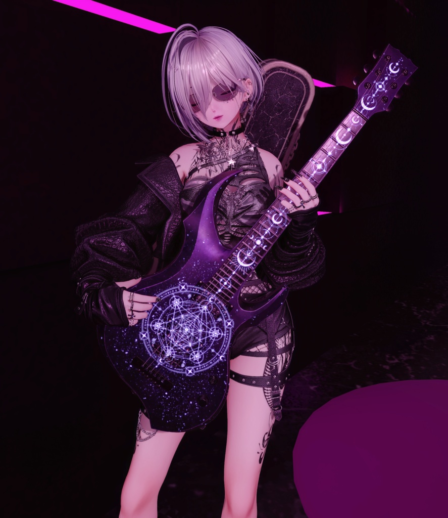 【セール中】Eclipse Resonance -蝕の共鳴-【演奏ギミック付き楽器/VRChat向け】