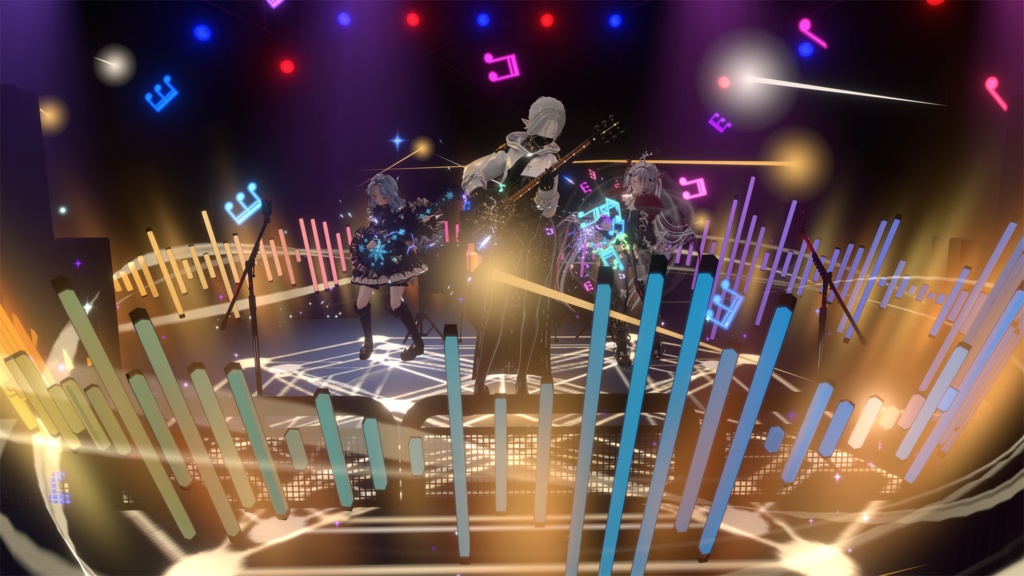 【セール中】Eclipse Resonance -蝕の共鳴-【演奏ギミック付き楽器/VRChat向け】