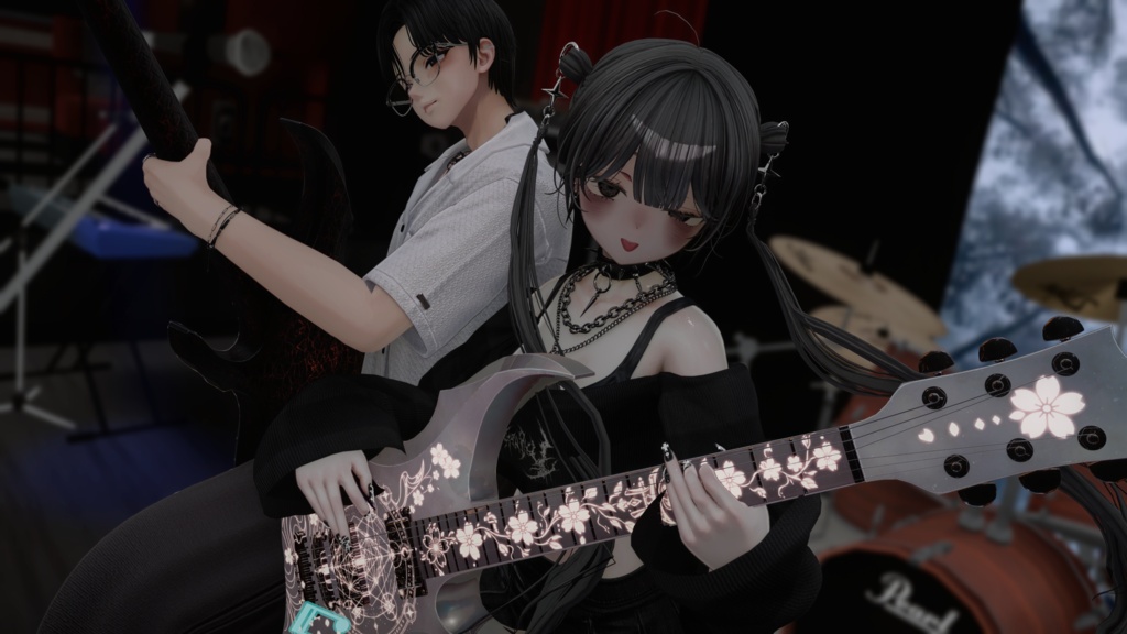 【セール中】Eclipse Resonance -蝕の共鳴-【演奏ギミック付き楽器/VRChat向け】
