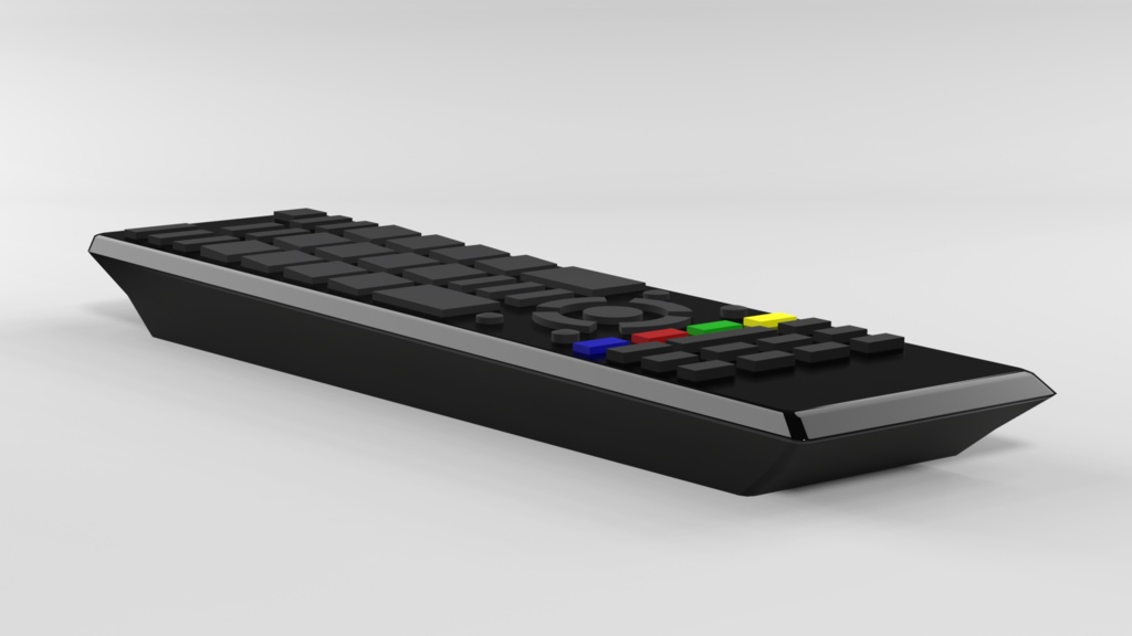 テレビリモコン(ローポリ)