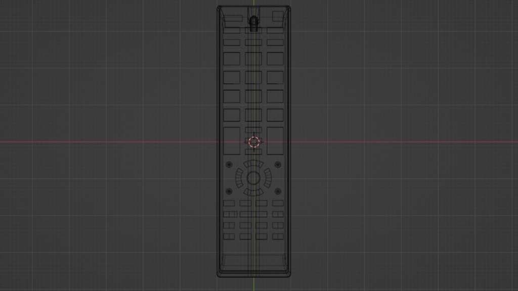 テレビリモコン(ローポリ)