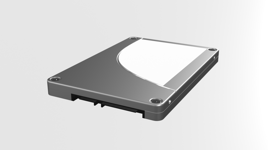 SSD 3Dモデル