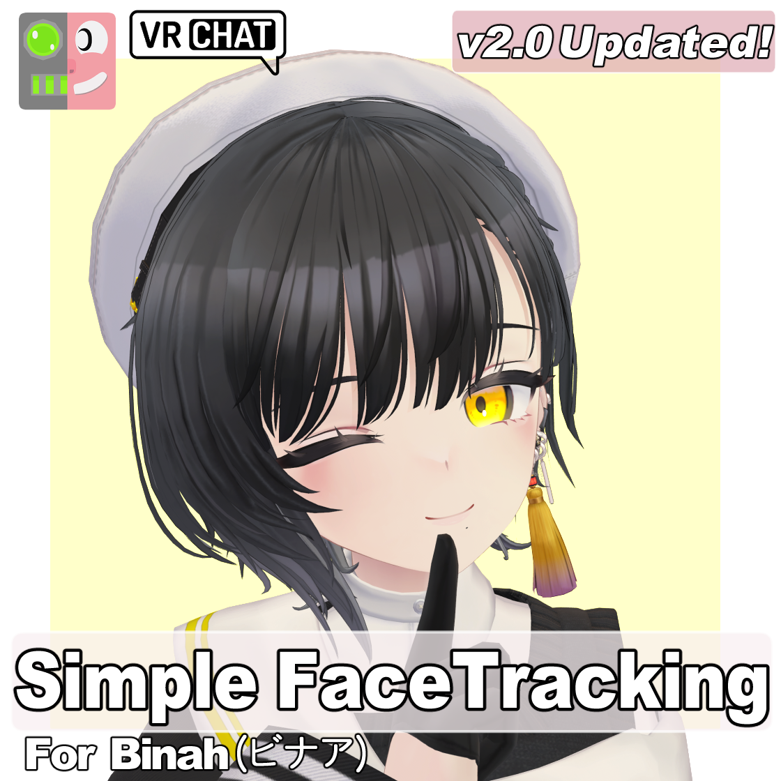 [Free] Simple FaceTracking Settings for Binah(ビナア)