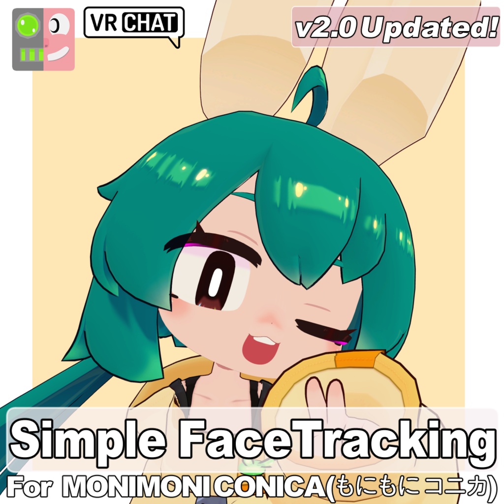 [Free] Simple FaceTracking Settings for Monimoni Conica(もにもに・コニカ)